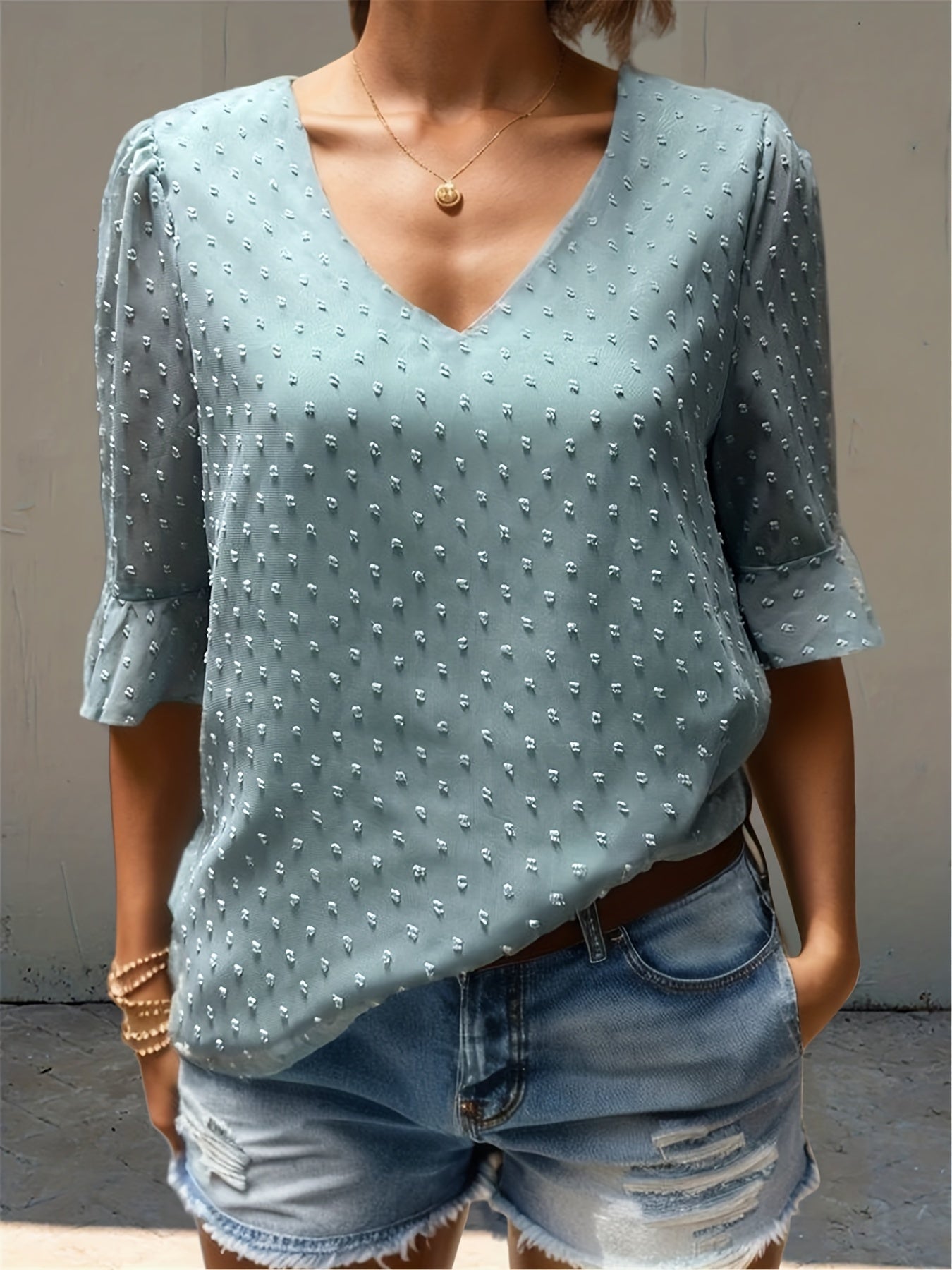 Faye - Chemisier en mousseline de soie