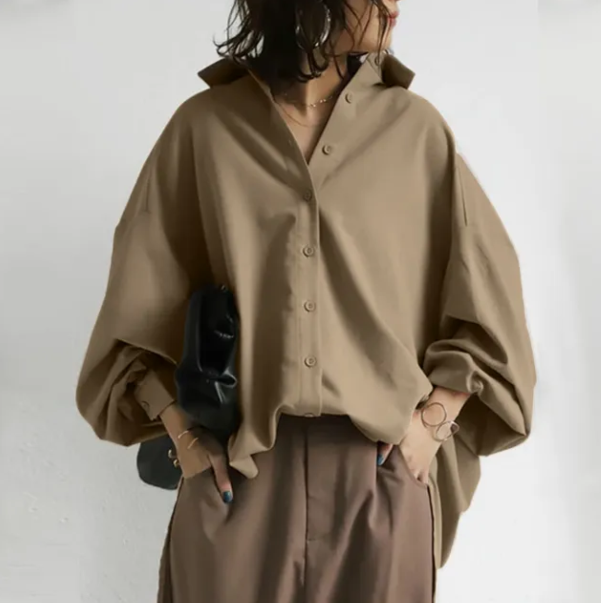 Antonia - Blouse femme à revers mode