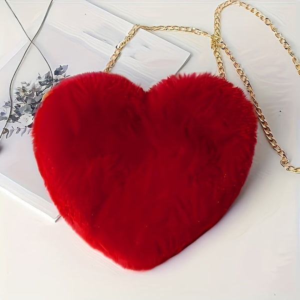 Nina | Sac en peluche en forme de coeur