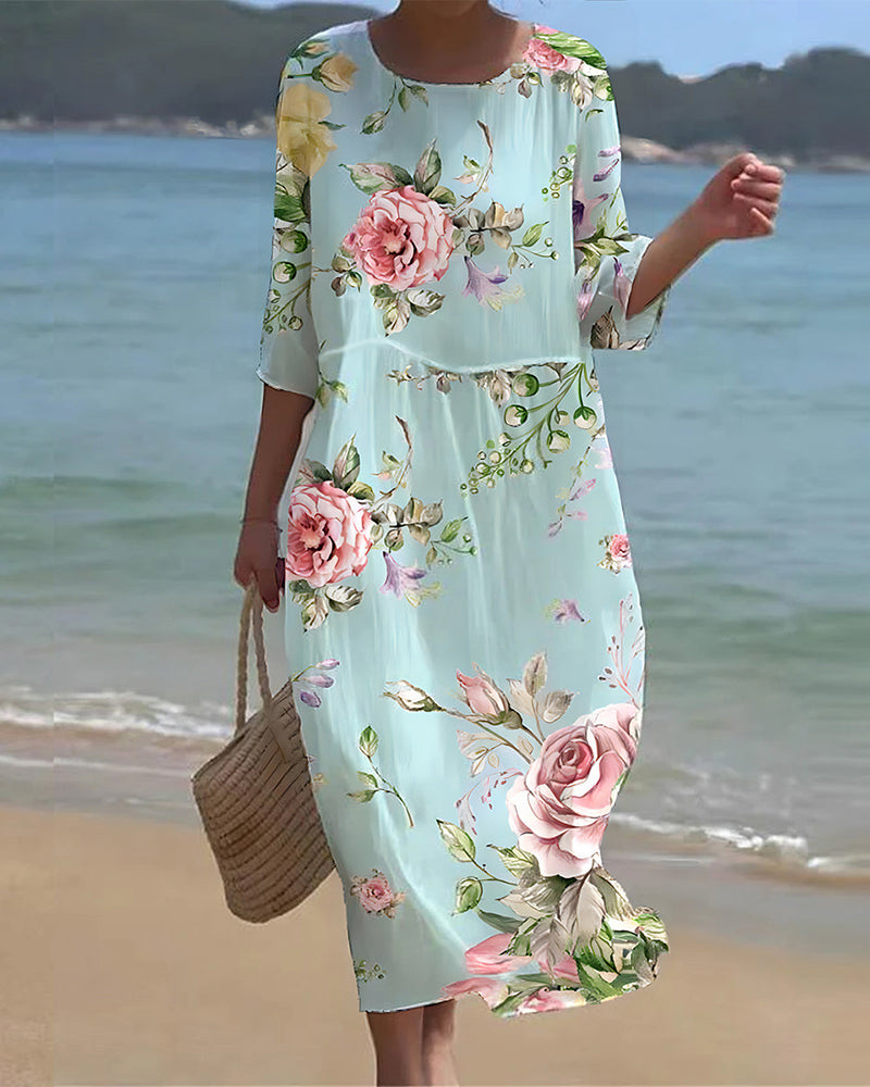 Martha™ | Robe Florale Élégante