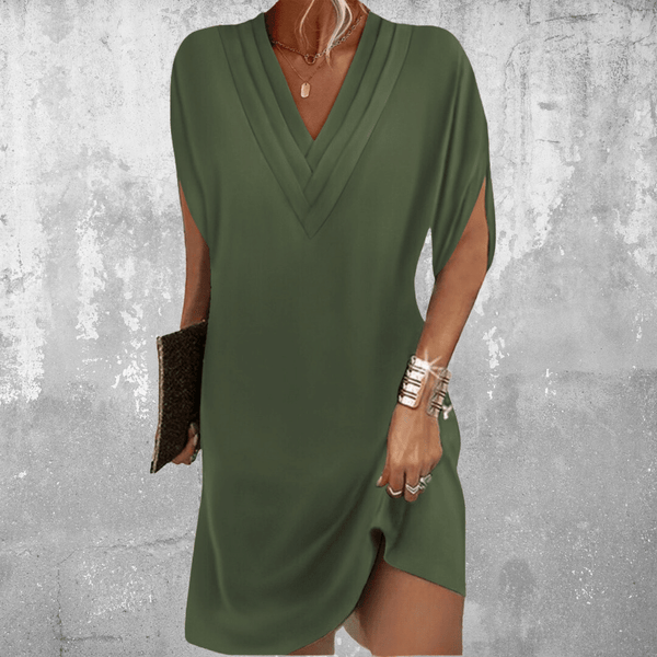 Robe Élégante à Couverture Ventre Plat - Silhouette Affinée