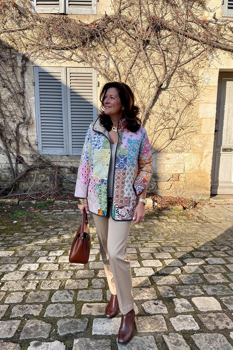 Veste Matelassée Patchwork Patrimoine — XL — Estée Paris