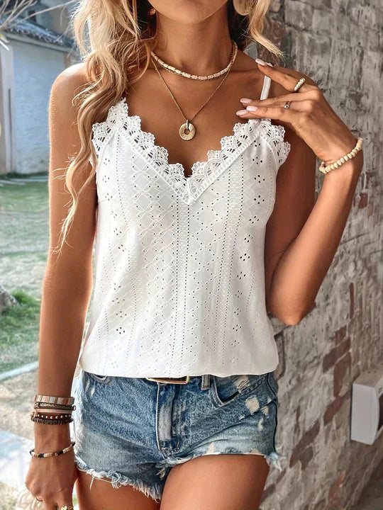 Karin - Top en dentelle de différentes couleurs