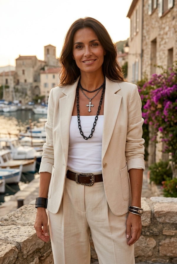 Ensemble Tailleur Professionnel Chic - Veste et Pantalon