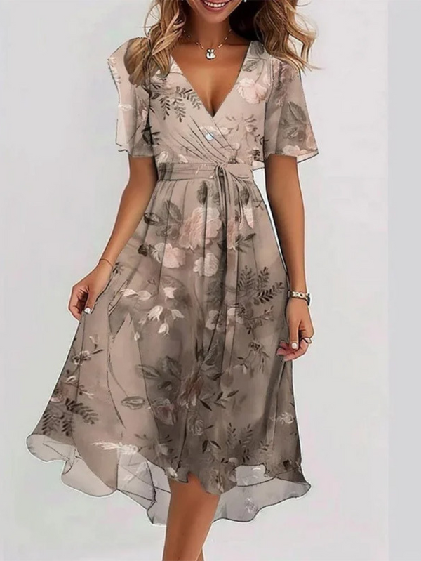 Robe Midi Bohème Fluide - Imprimés Colorés