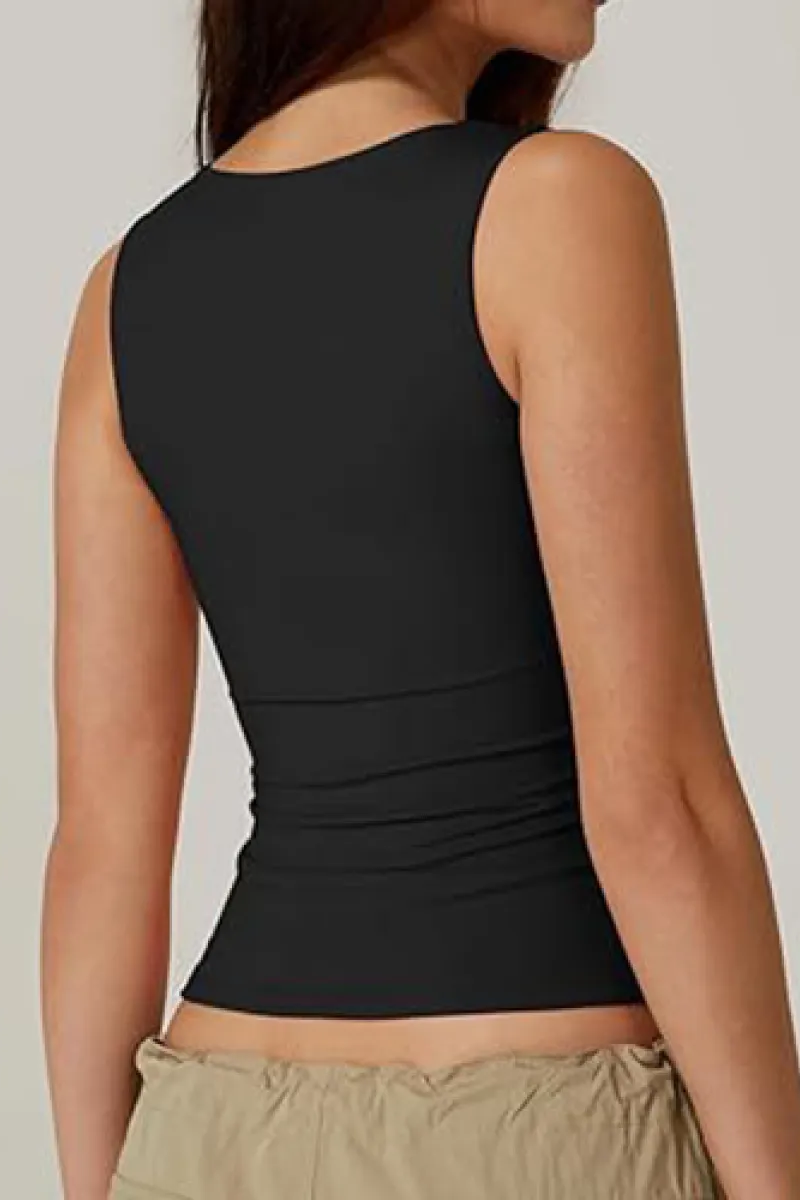 Claire | Débardeur à col carré pour femme