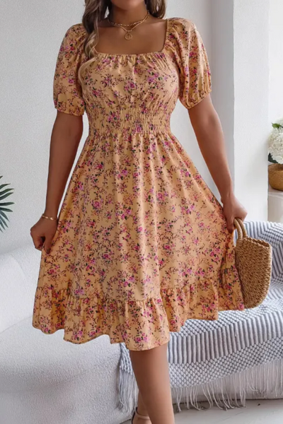 Daisy | Women's Floral Ruffle Dress