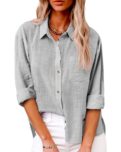 Elisa | Blouse à manches longues pratique et élégante