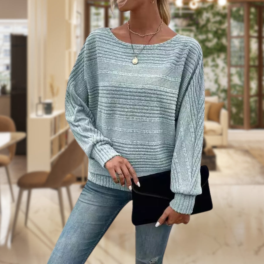 Pull Décontracté Manches Longues Élégant