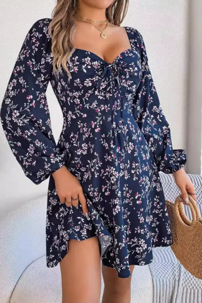 Fiona | Robe trapèze fleurie pour femme