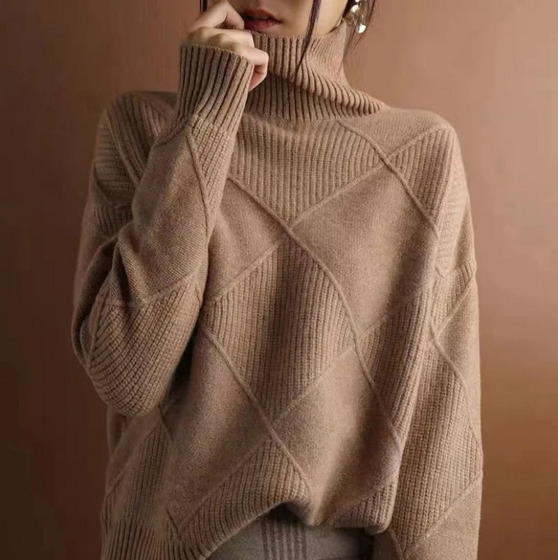 Pull Col Roulé Élégance Intemporelle