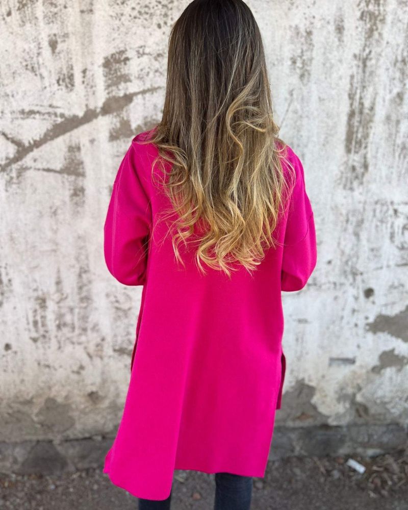 Sampani - Cardigan à manches longues avec fermeture éclair