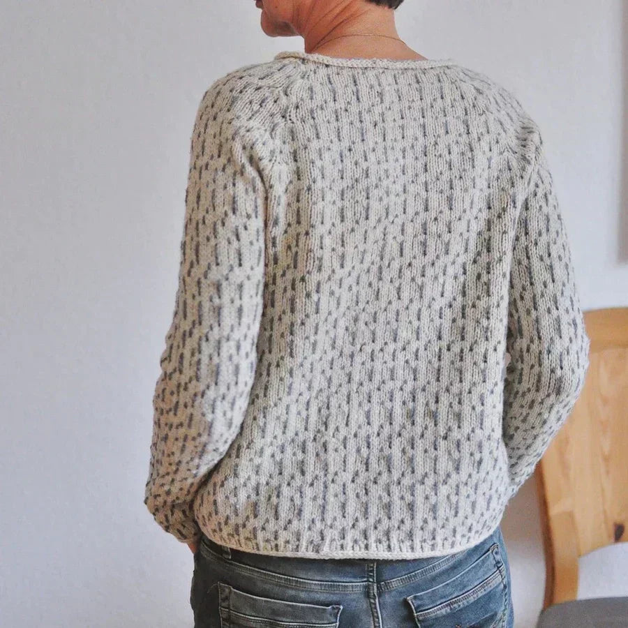 Pull Col Rond Épuré Coupe Élégante
