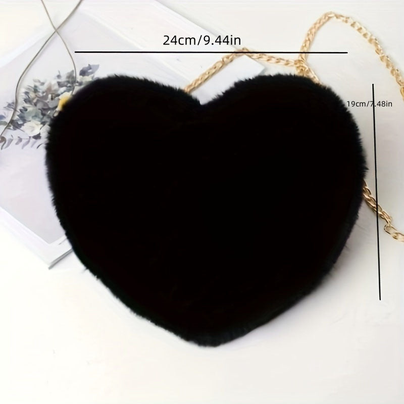 Nina | Sac en peluche en forme de coeur