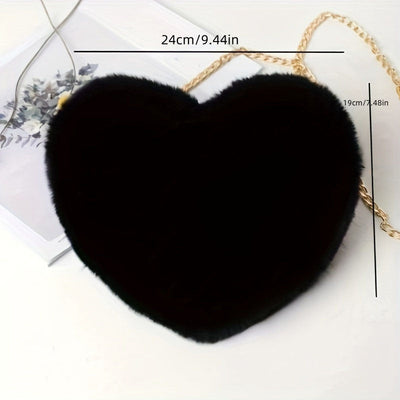 Nina | Sac en peluche en forme de coeur