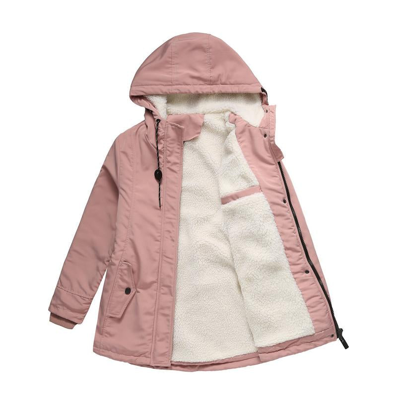 Parka Cintrée à Capuche Douillette