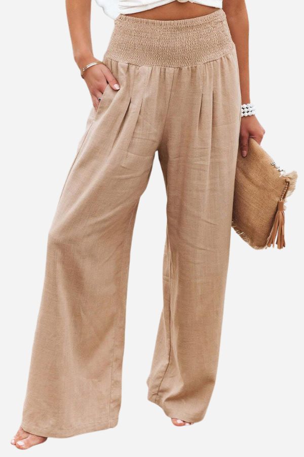 Pantalon taille haute pour femmes