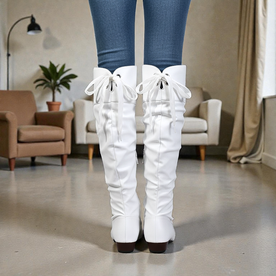 Botas Elegantes de Biqueira Amendoada