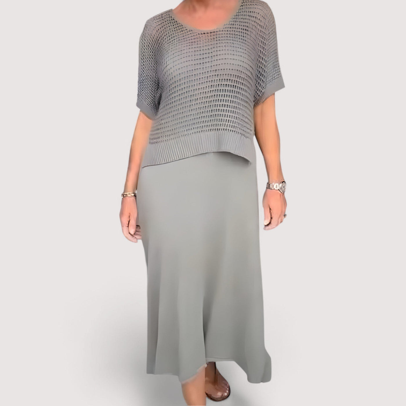 Eleanor | Robe d'été avec haut en tricot