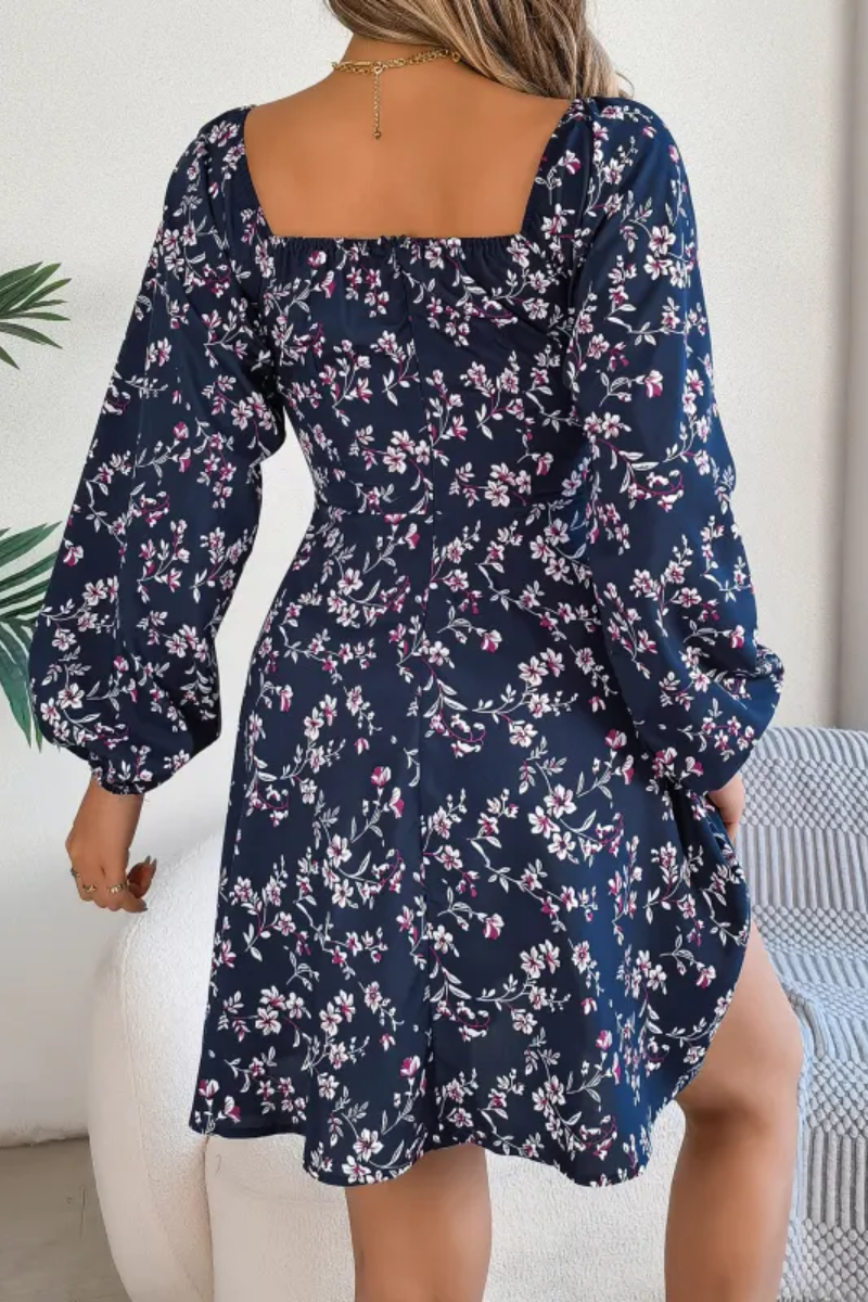 Fiona | Robe trapèze fleurie pour femme