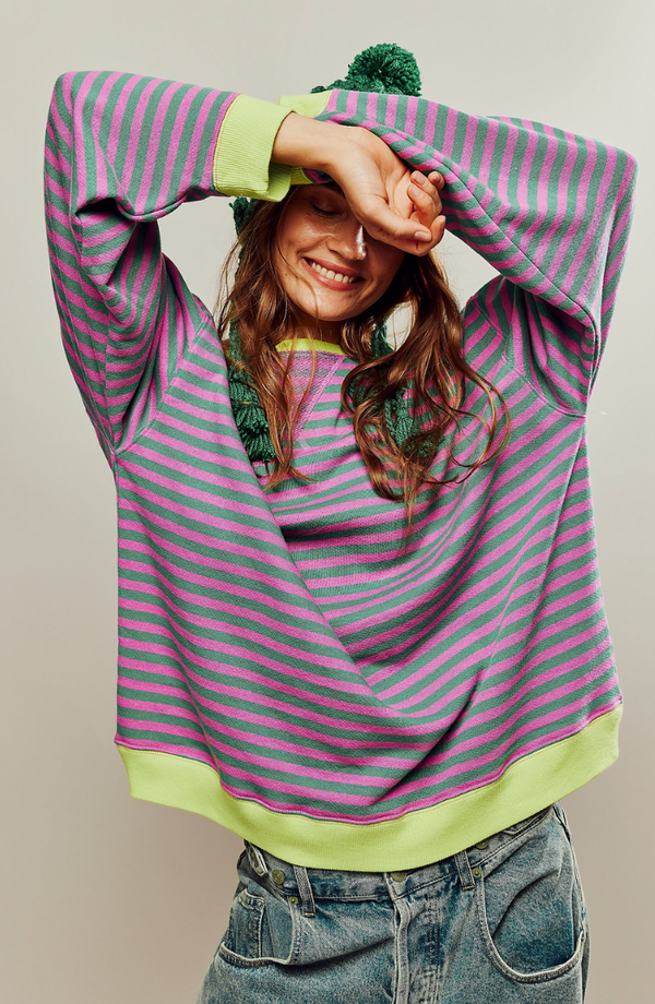 Sana | Pull oversize rayé