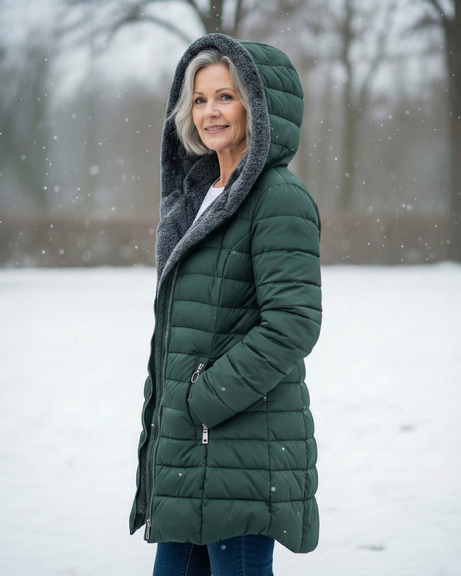 Casaco Comprido Acolchoado — Warmth & Style