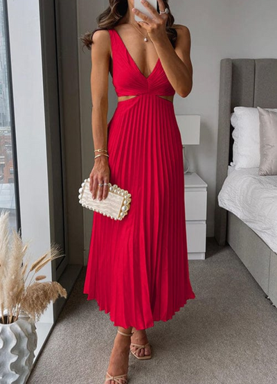 Yolande  | Robe de Soirée Dos Nu Pour Femme | Maxi