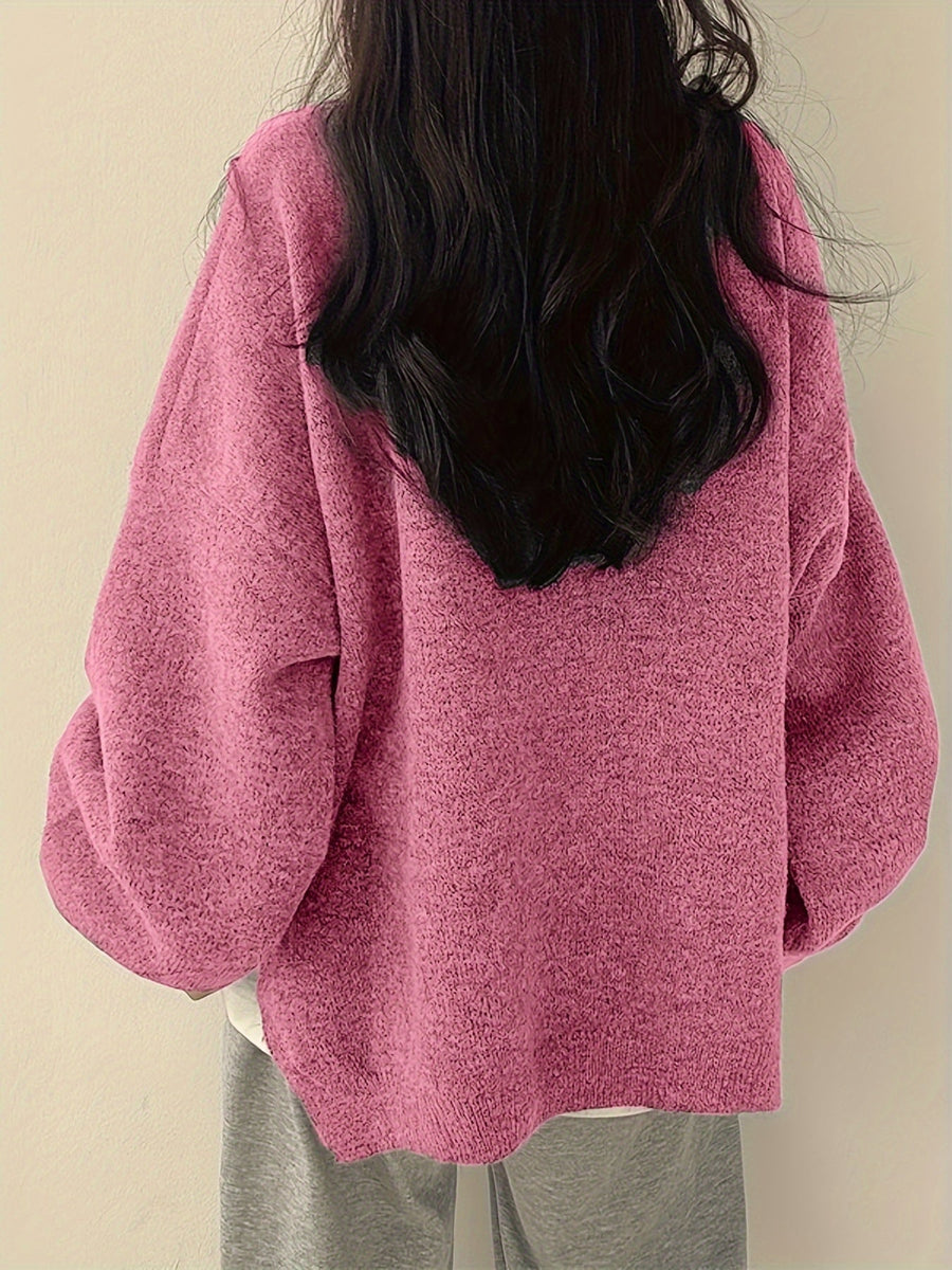 Sweat Oversize à Détails Asymétriques