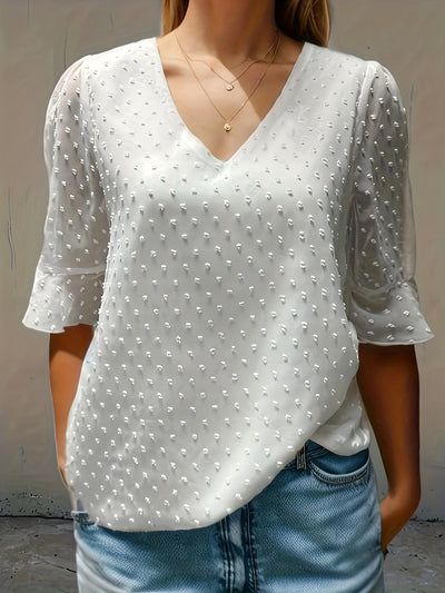 Faye - Chemisier en mousseline de soie
