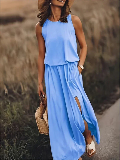 Florentijns – Robe Longue Unie pour Femme