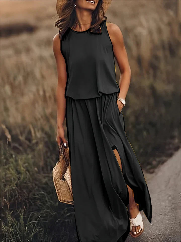 Florentijns – Robe Longue Unie pour Femme