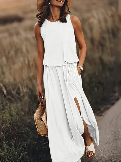Florentijns – Robe Longue Unie pour Femme
