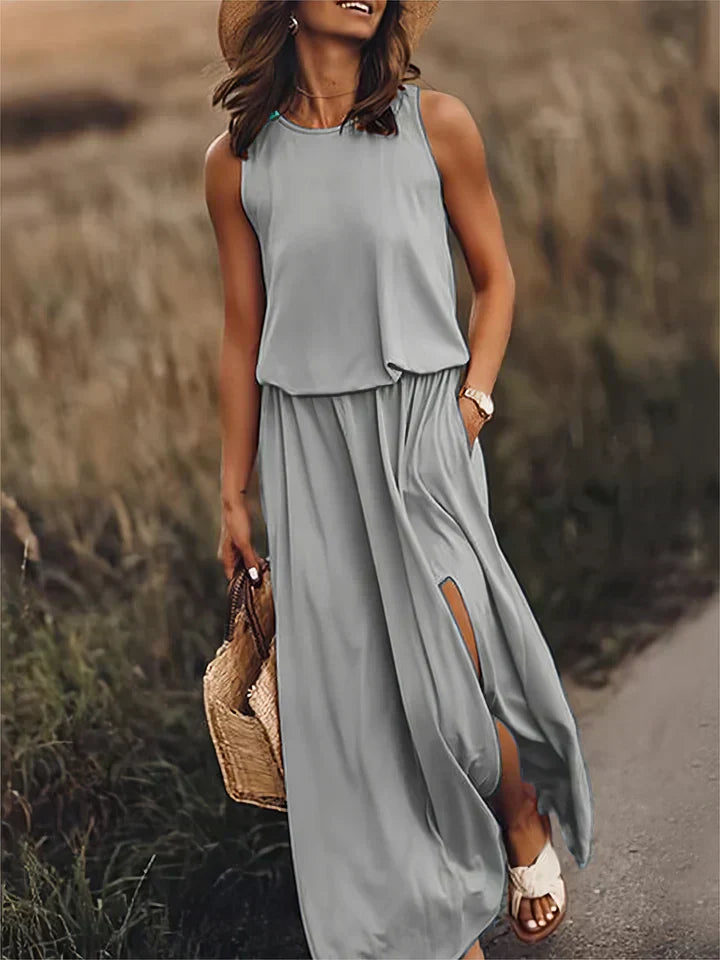 Florentijns – Robe Longue Unie pour Femme