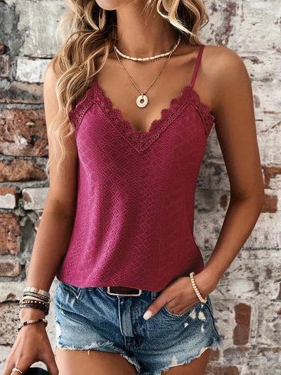 Karin - Top en dentelle de différentes couleurs