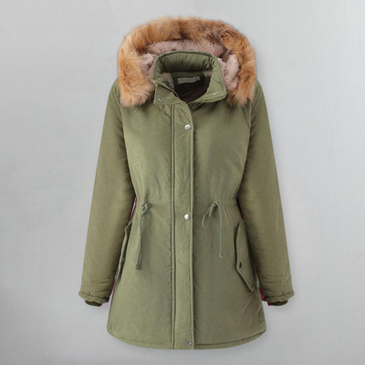 Gritta - Veste à Capuche en Coton Chaud