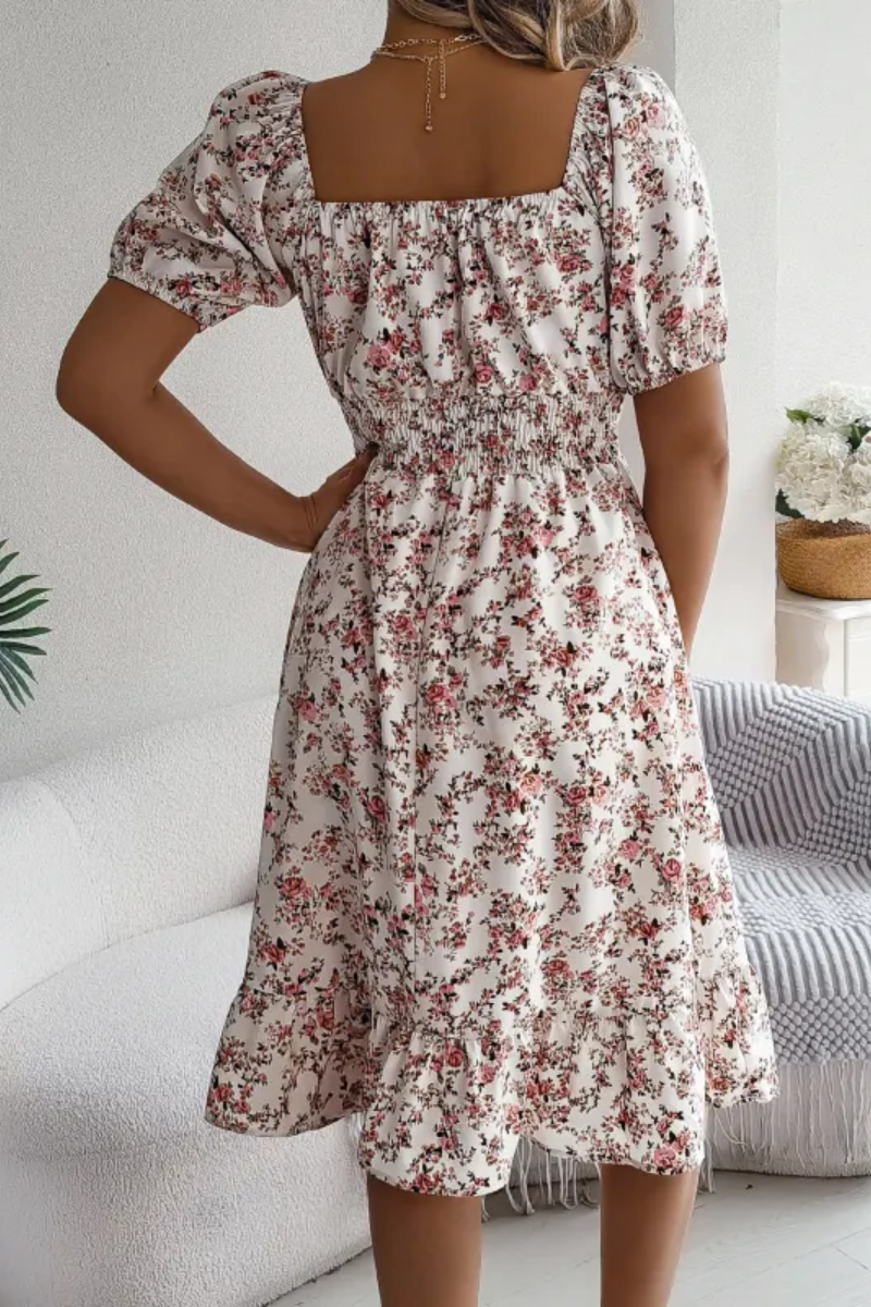 Daisy | Women's Floral Ruffle Dress