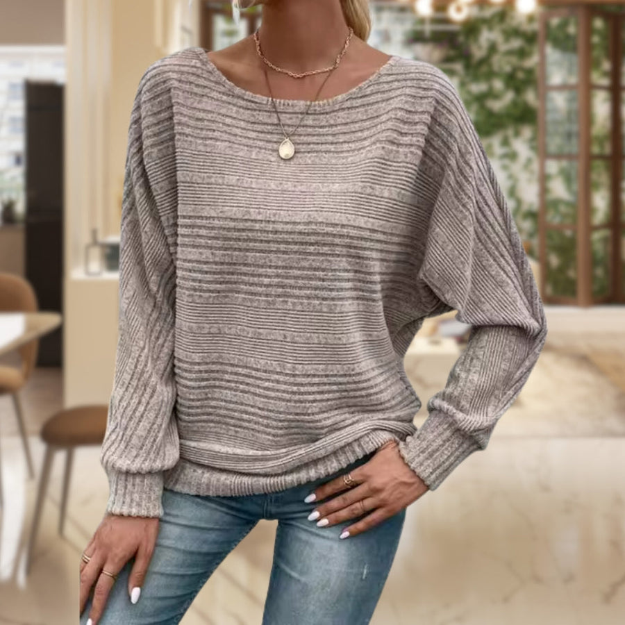 Pull Décontracté Manches Longues Élégant