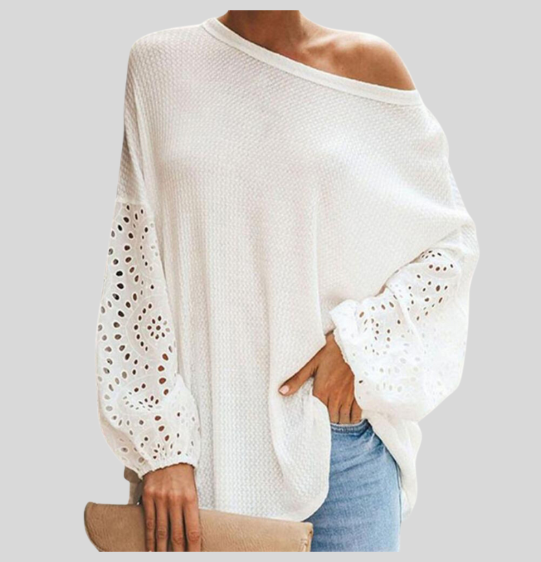 Blouse sans épaules pour femmes