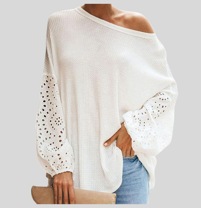 Blouse sans épaules pour femmes