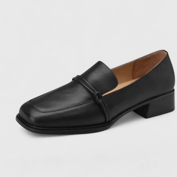 Mocassins à Bout Carré Rétro