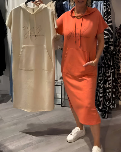 Ebba™ | Robe ample à capuche et coupe féminine
