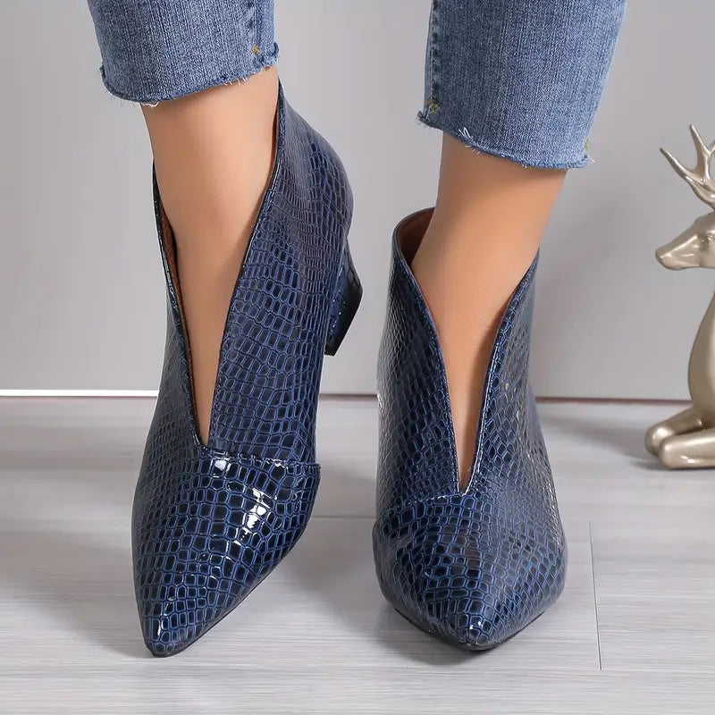 Bottines à Talon Pointu Élégance
