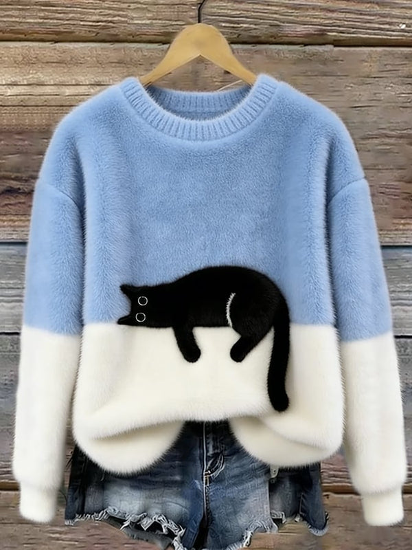 Jersey Oversize Chat Ludique Armelle — Comodidad y Elegancia