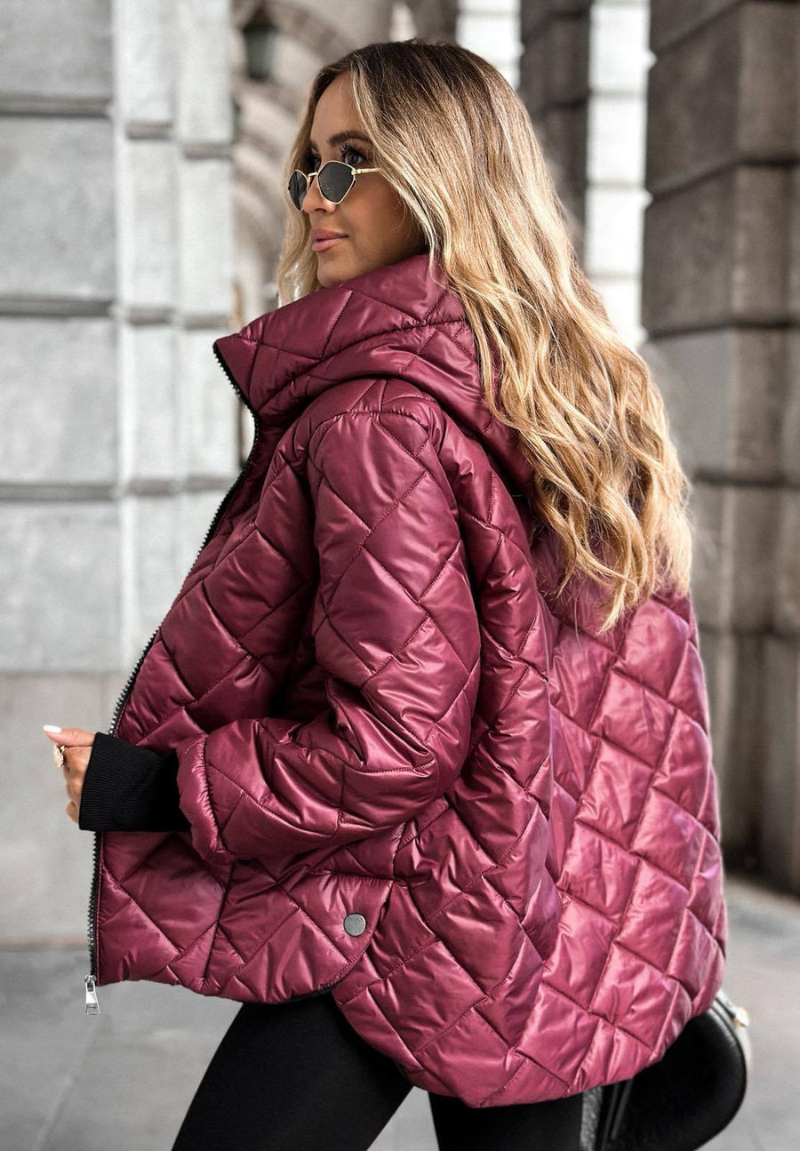 Veste Matelassée à Capuche Oversize