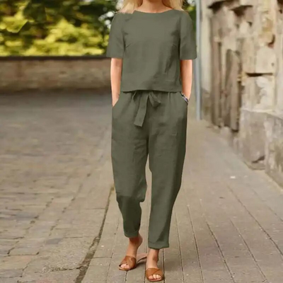 Shi | Ensemble Pantalon Large Femme