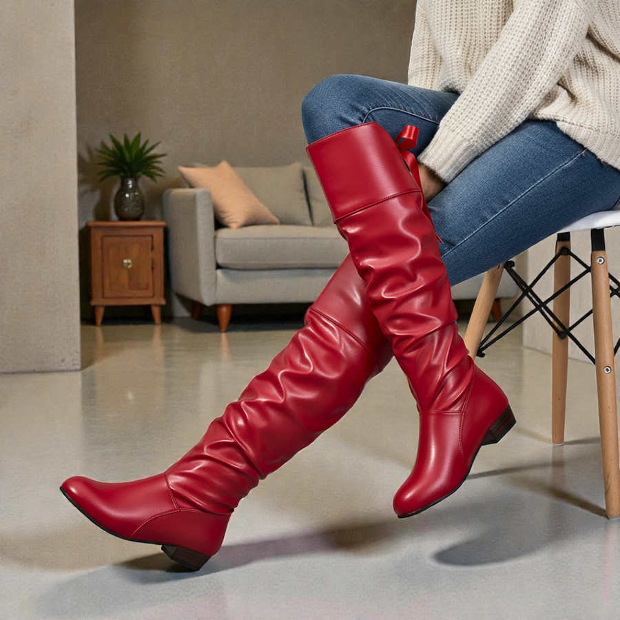 Botas Elegantes de Biqueira Amendoada
