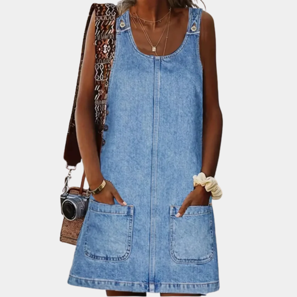 Robe en Denim Relaxed - Coupe Confortable et Intemporelle