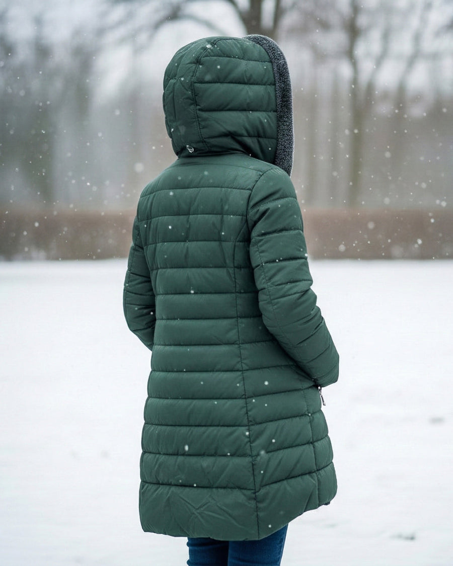 Casaco Comprido Acolchoado — Warmth & Style