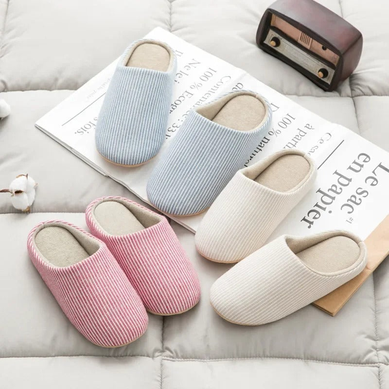 Chaussons Ouverts Douillets d'Intérieur
