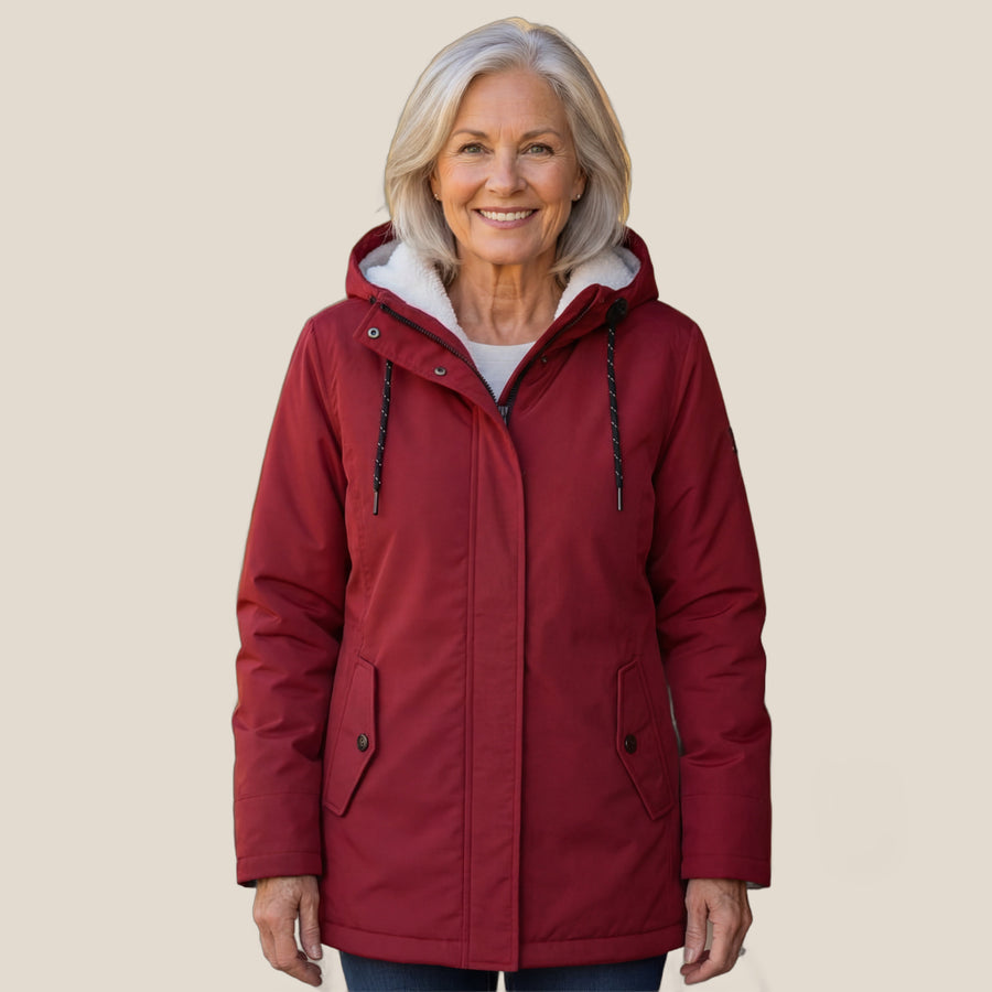 Parka Cintrée à Capuche Douillette